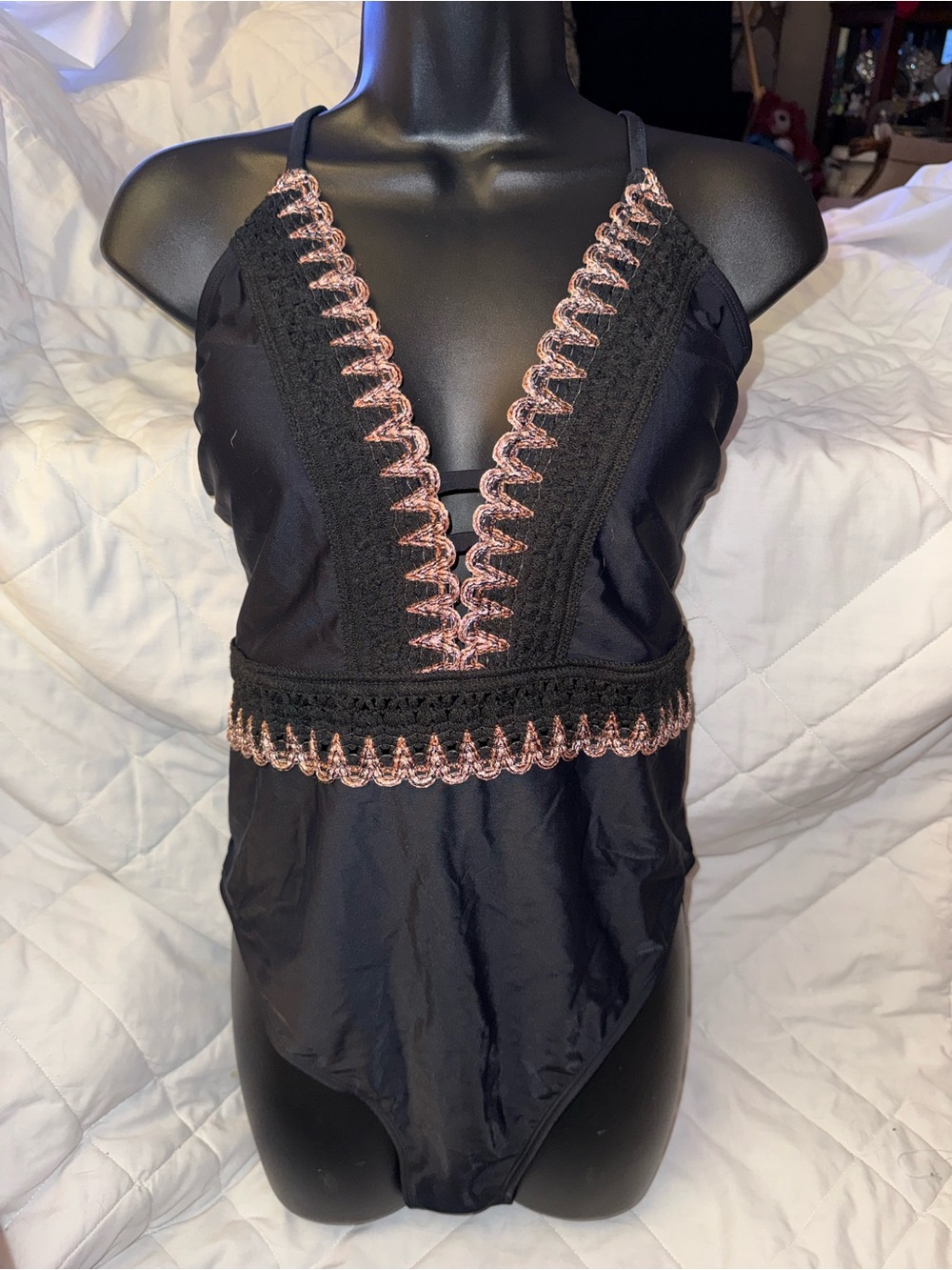 Cupshe Brand New Night Allure Long Torso One-Piece Swimsuit